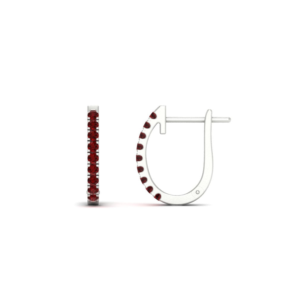 Fine Huggie Hoops