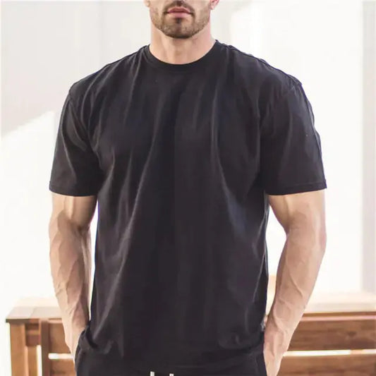 2022 New Men's Workout Tee – Stylish & Breathable Gym Wear
