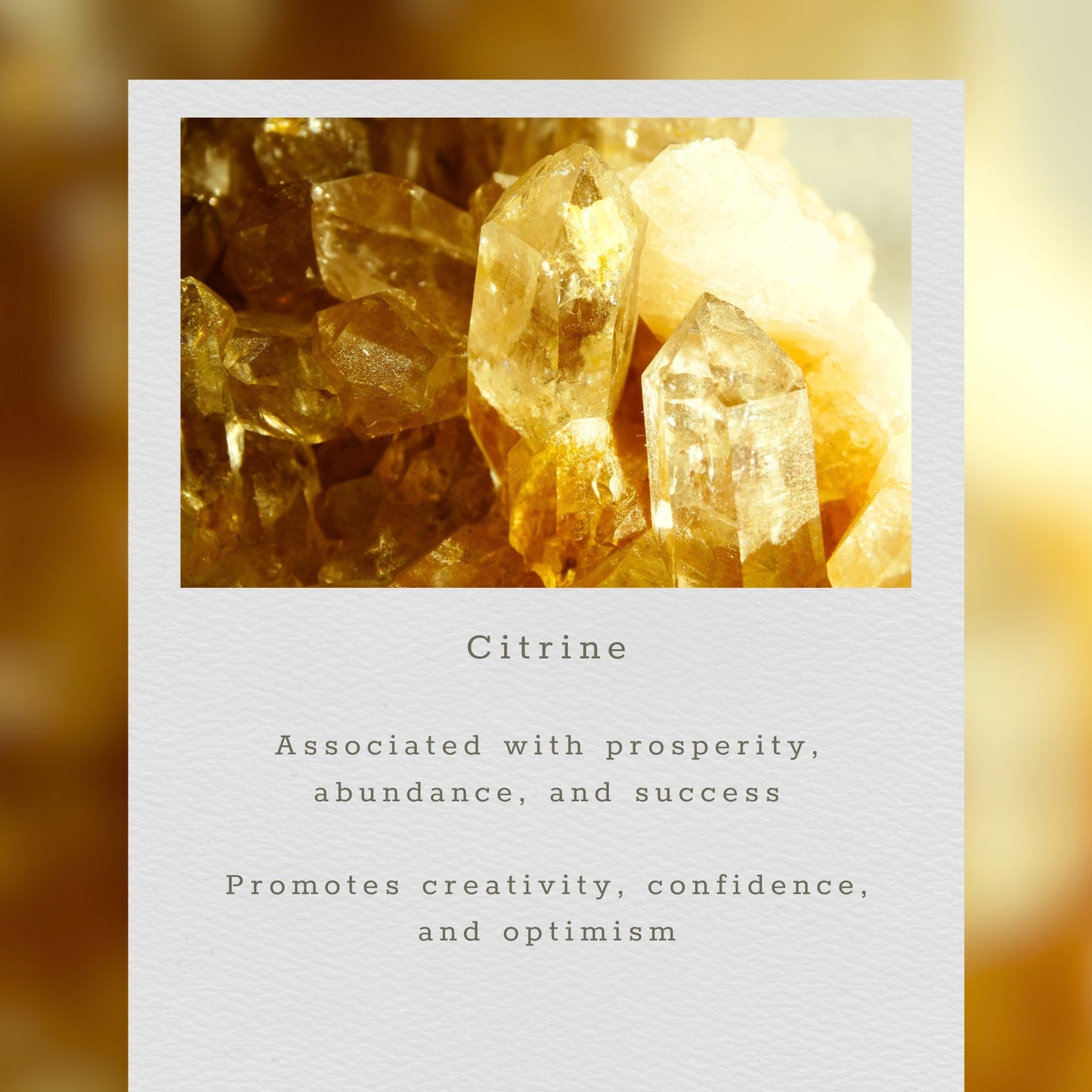 Citrine Ballet Necklace