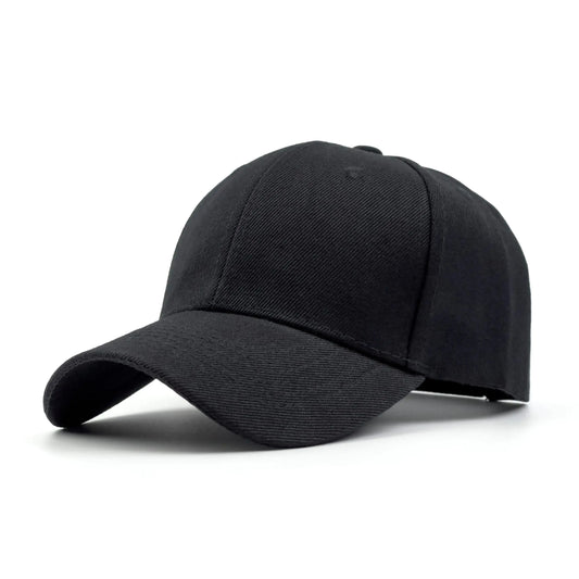 Utmost Structured Baseball Cap with Adjustable Closure - Performance Hat for Outdoor Activities and Custom Embroidery 1pc Black