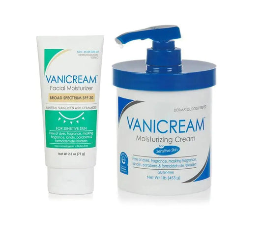 Vanicream Moisturizing Cream with Pump | 16 Ounce & Facial Moisturizer with SPF
