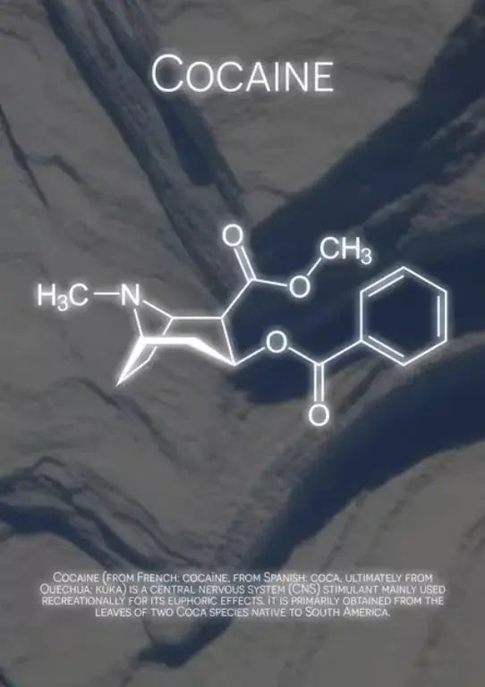 Vibrant Molecule Skyline Canvas