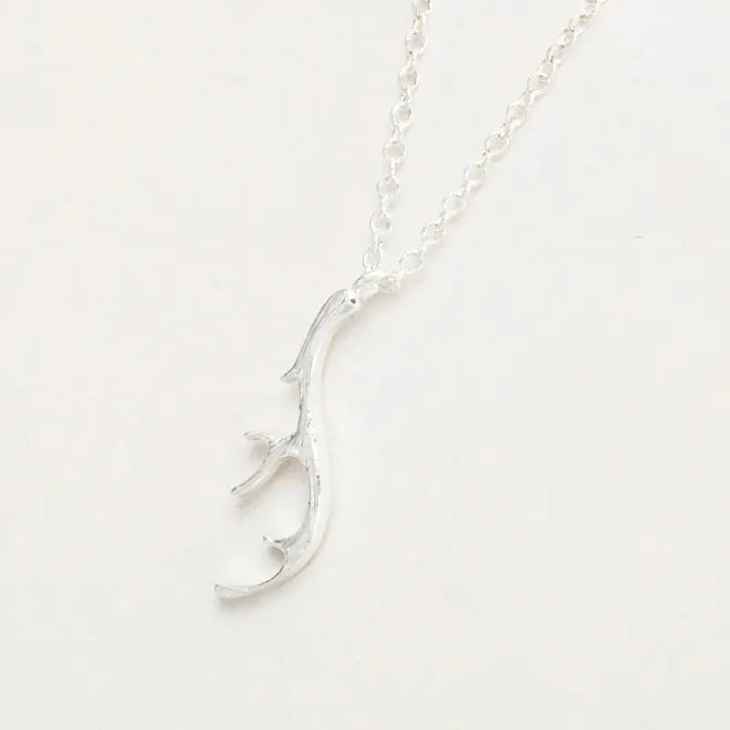 Vintage Deer Antler Necklace for Women