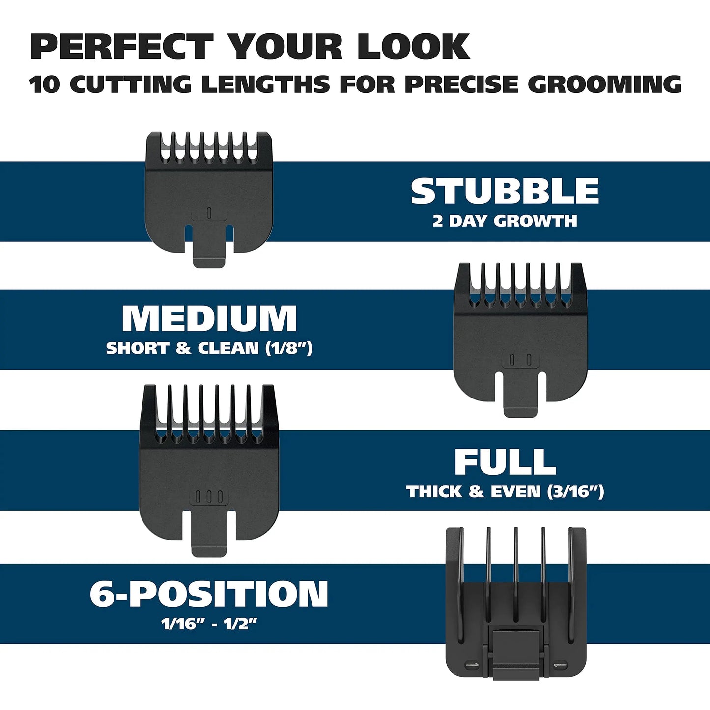 Wahl Groomsman Hair Trimmer for Beard & Mustache - Light Cordless Trimmer