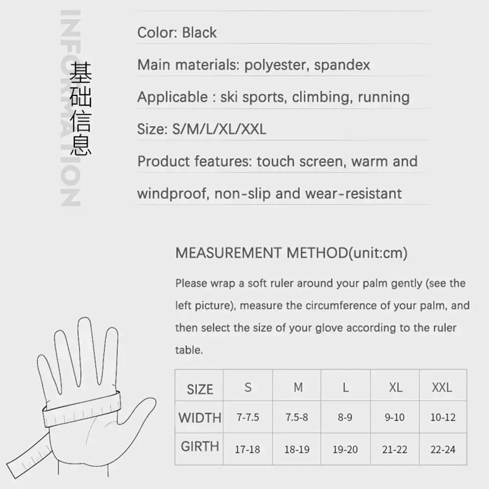 Warm Winter Gloves for Men and Women