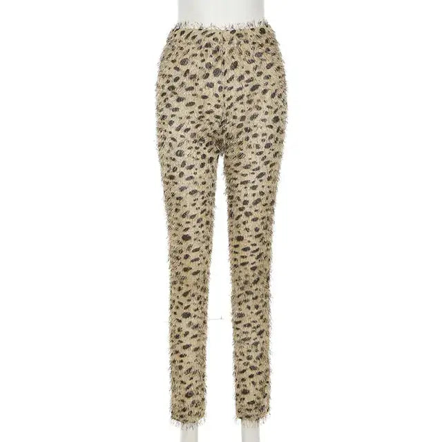 Women’s Leopard Print Pajama Pants – Cozy & Stylish