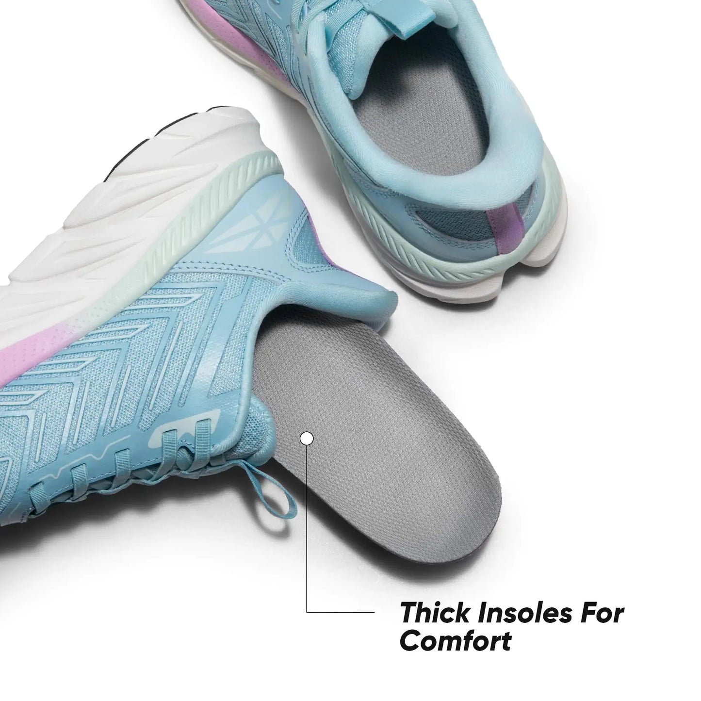 Women's Slip-On Walking Shoes | Running Active Cushion Non-Slip Sneakers | Athletic Gym Workout Cross Training Shoes
