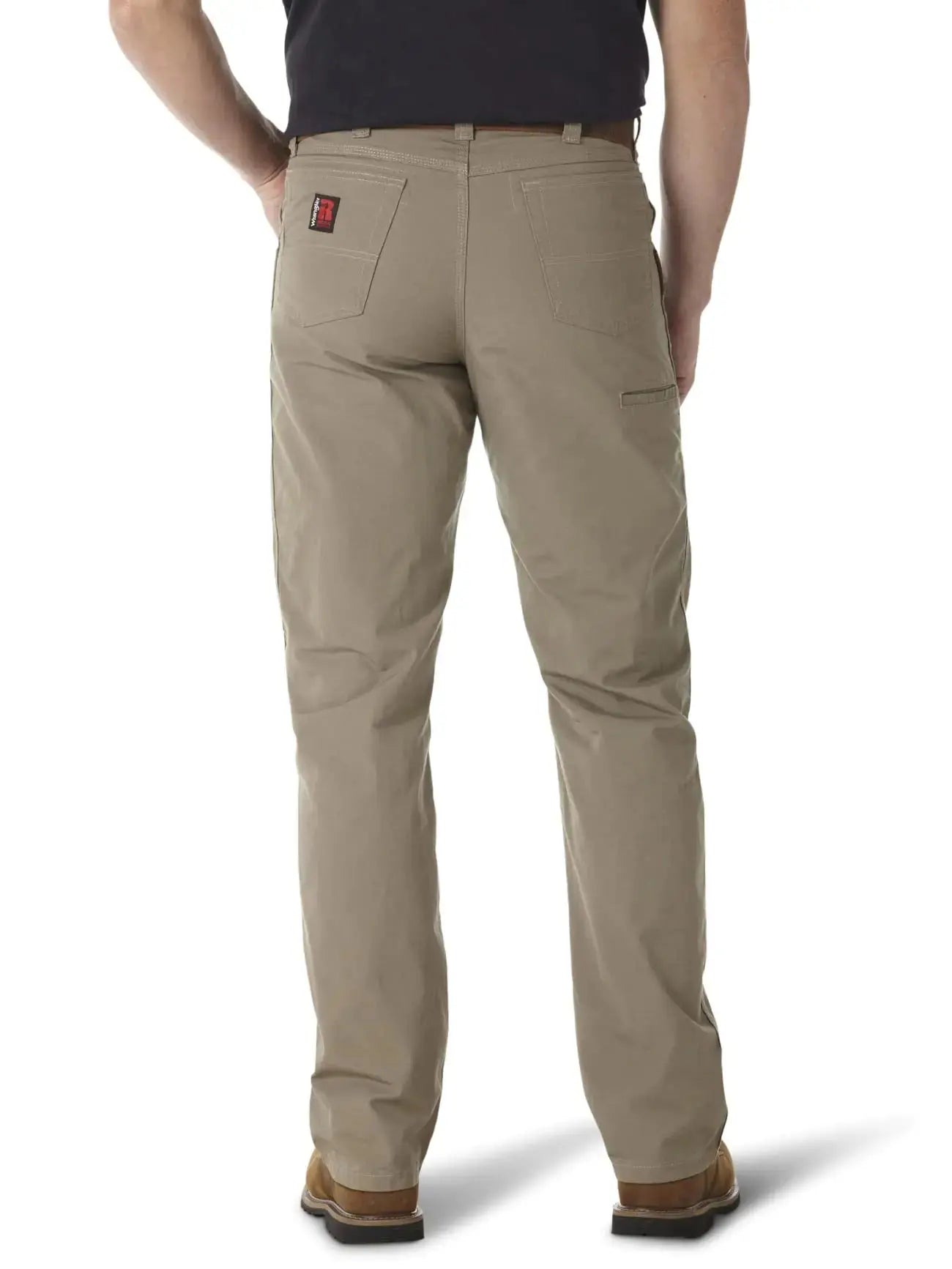 Wrangler Mens Riggs Workwear Technician Work Utility Pants - Dark Khaki Color