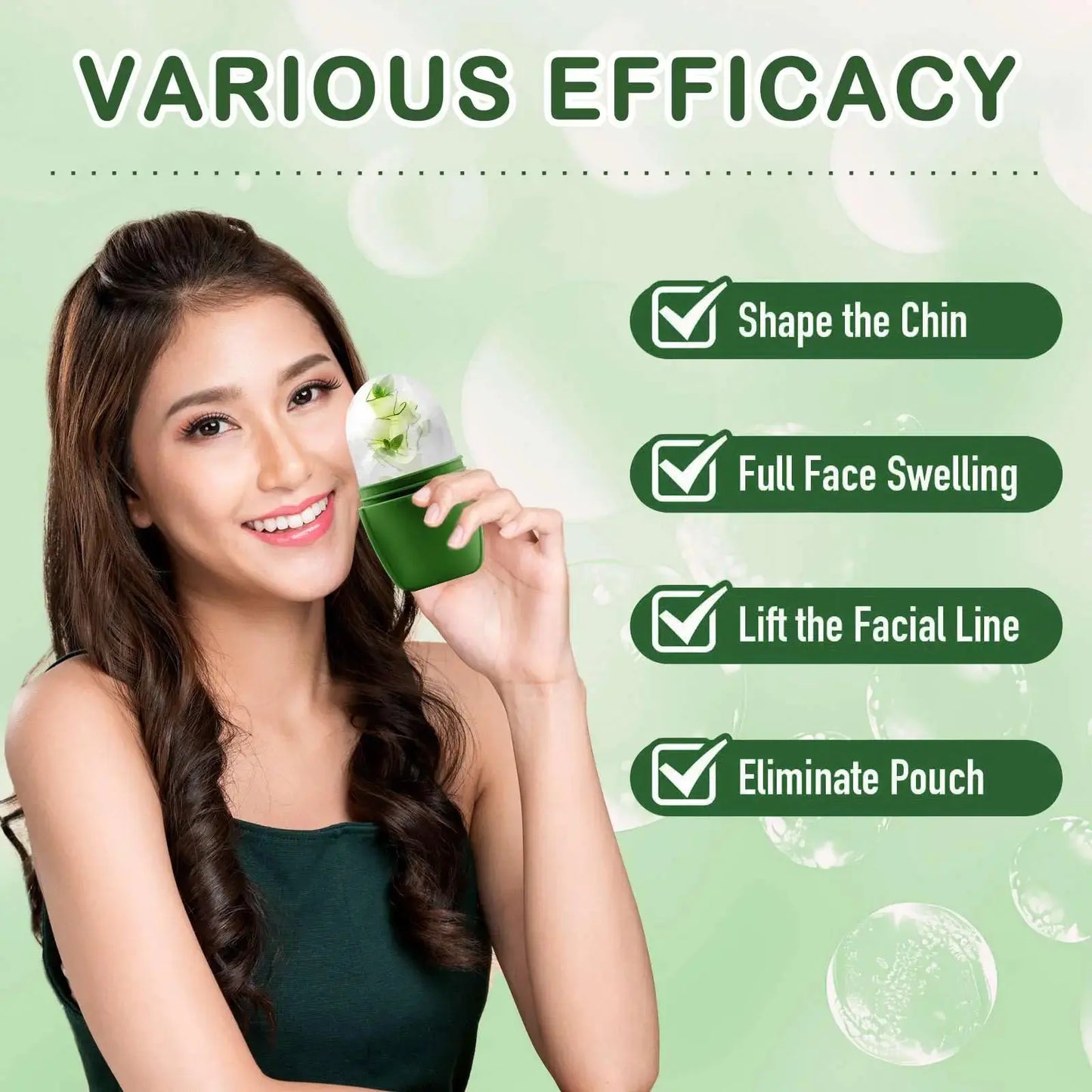 XHJRI Ice Face Roller Massager