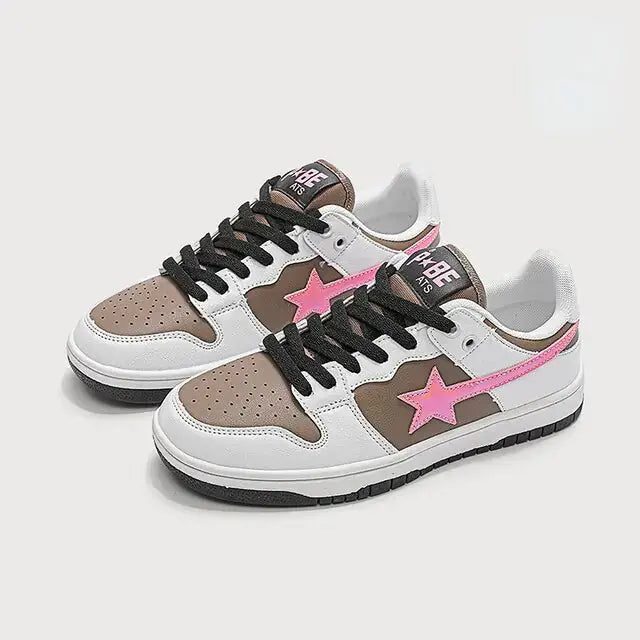Y2K Retro Star Multicolor Sneakers