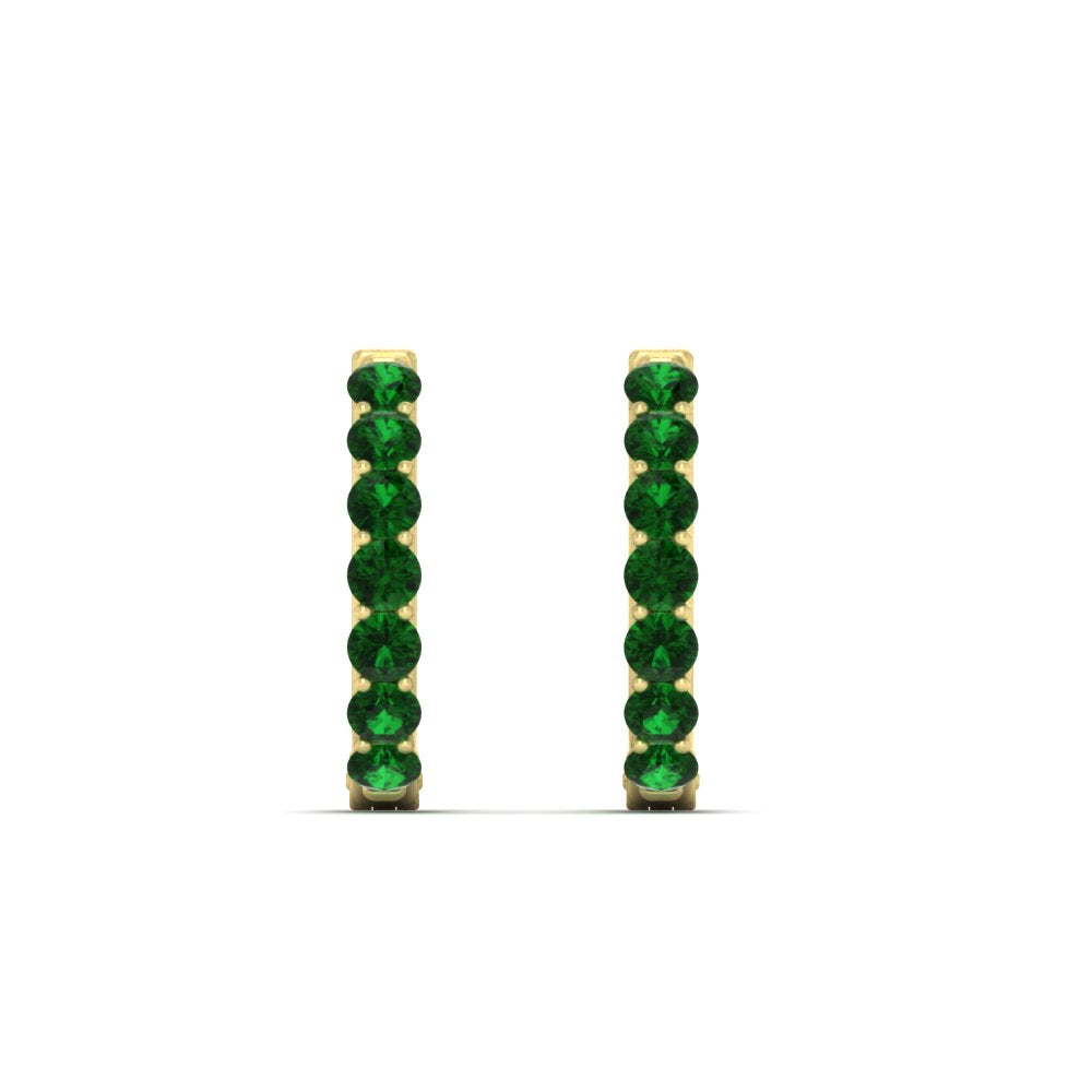 Modern Huggie Hoop Earrings