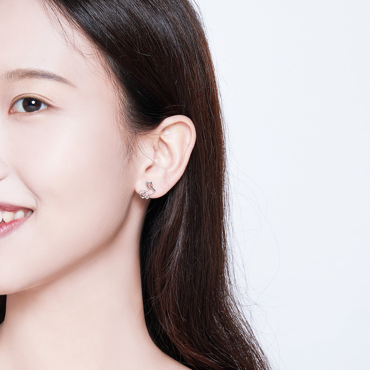 S925 Sterling Silver Plated Platinum Earrings