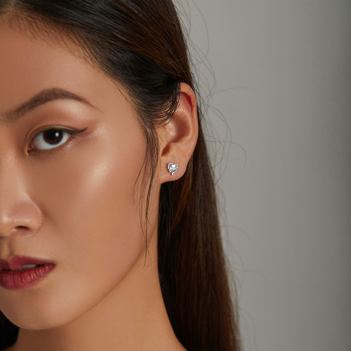 925 Sterling Silver Moonstone Earrings for Women