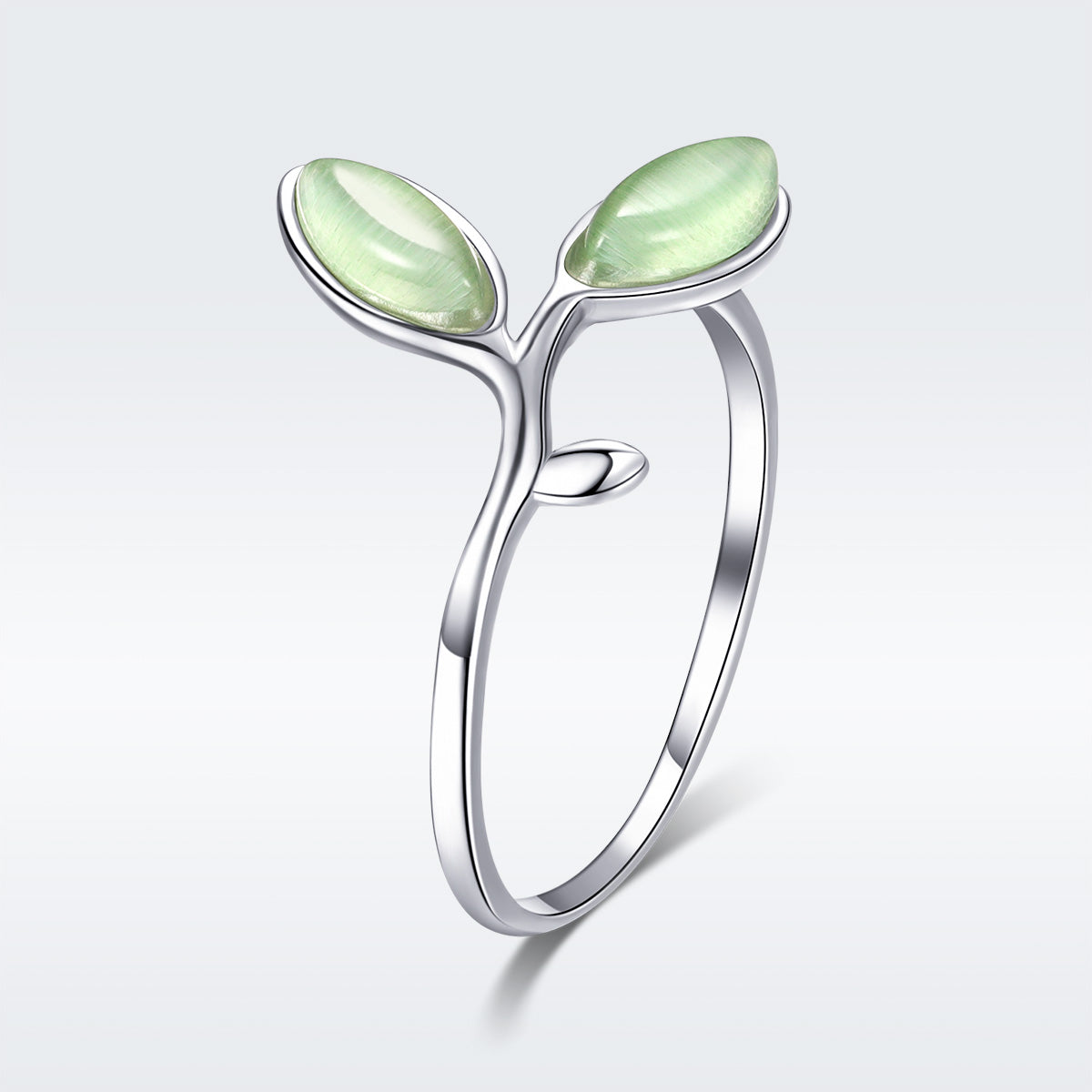 925 Sterling Silver Ring for Women - 0.1cm Width, 1.3cm Height