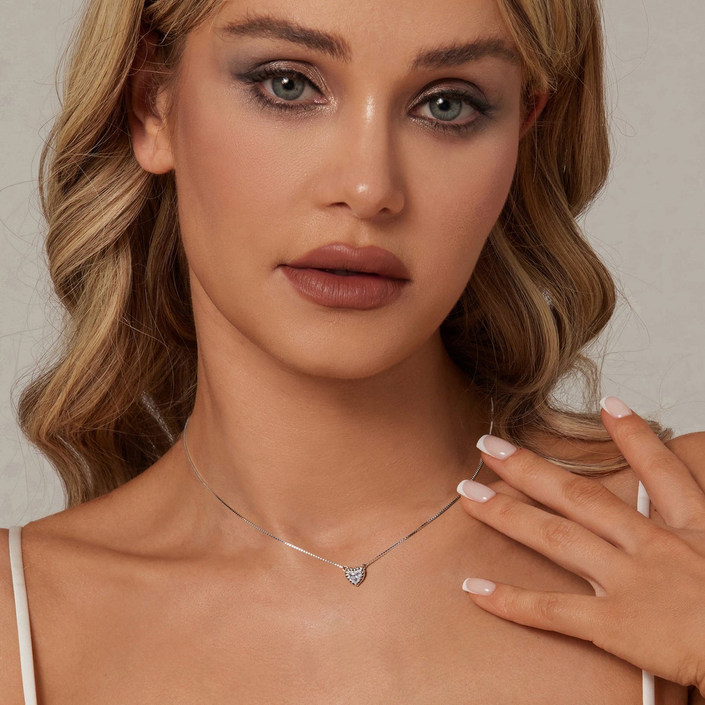 925 Sterling Silver 4mm 0.245ct Moissanite Necklace for Women