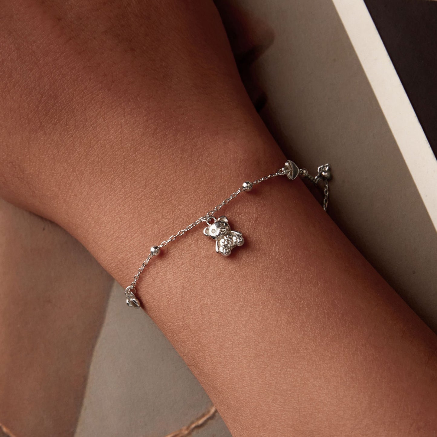 925 Sterling Silver Bracelet with Pavé Setting CZ, 150+60mm Length for Women