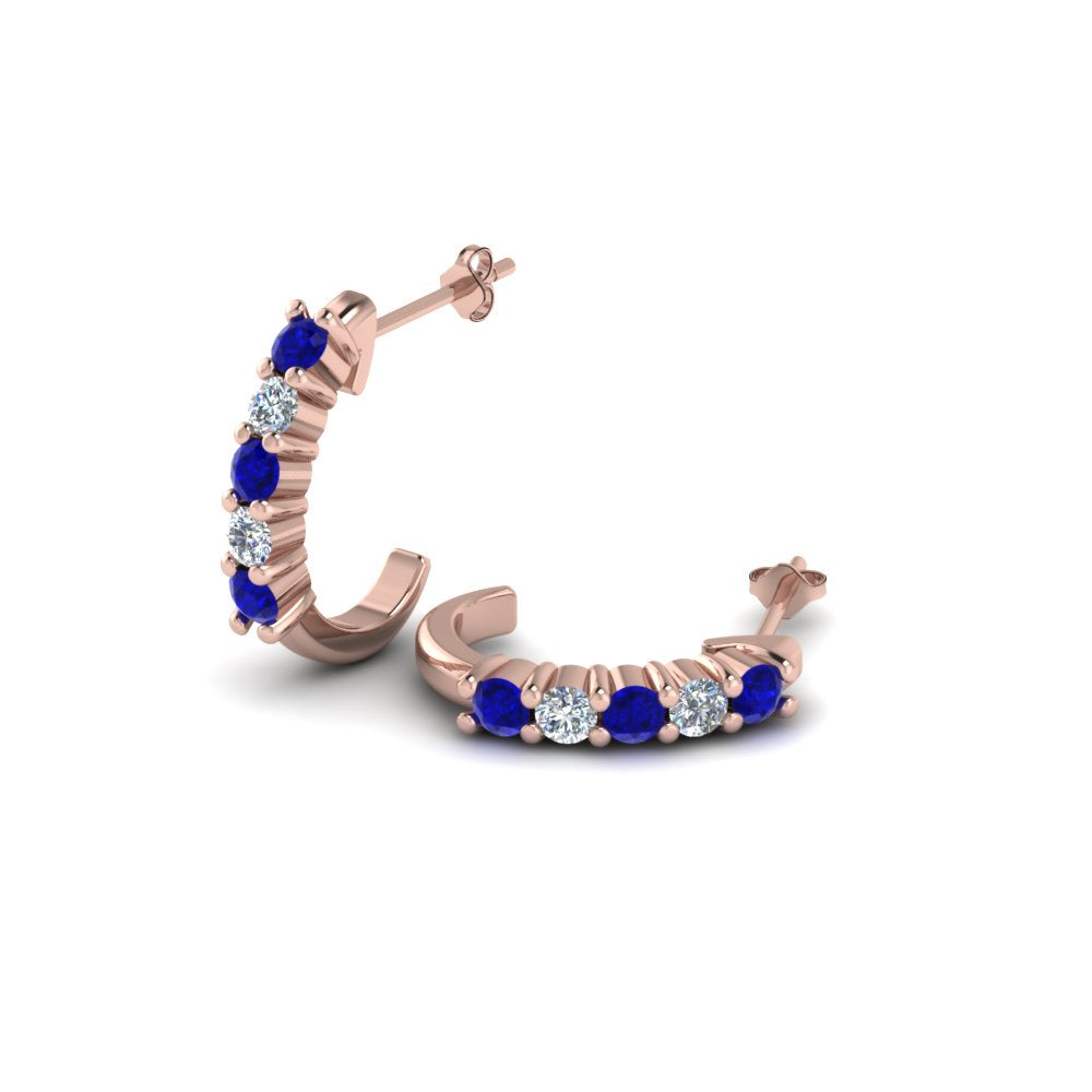 Half Huggie Hoop Earring