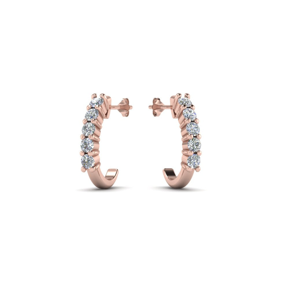 Half Huggie Hoop Earring