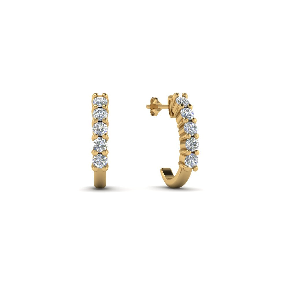 Half Huggie Hoop Earring
