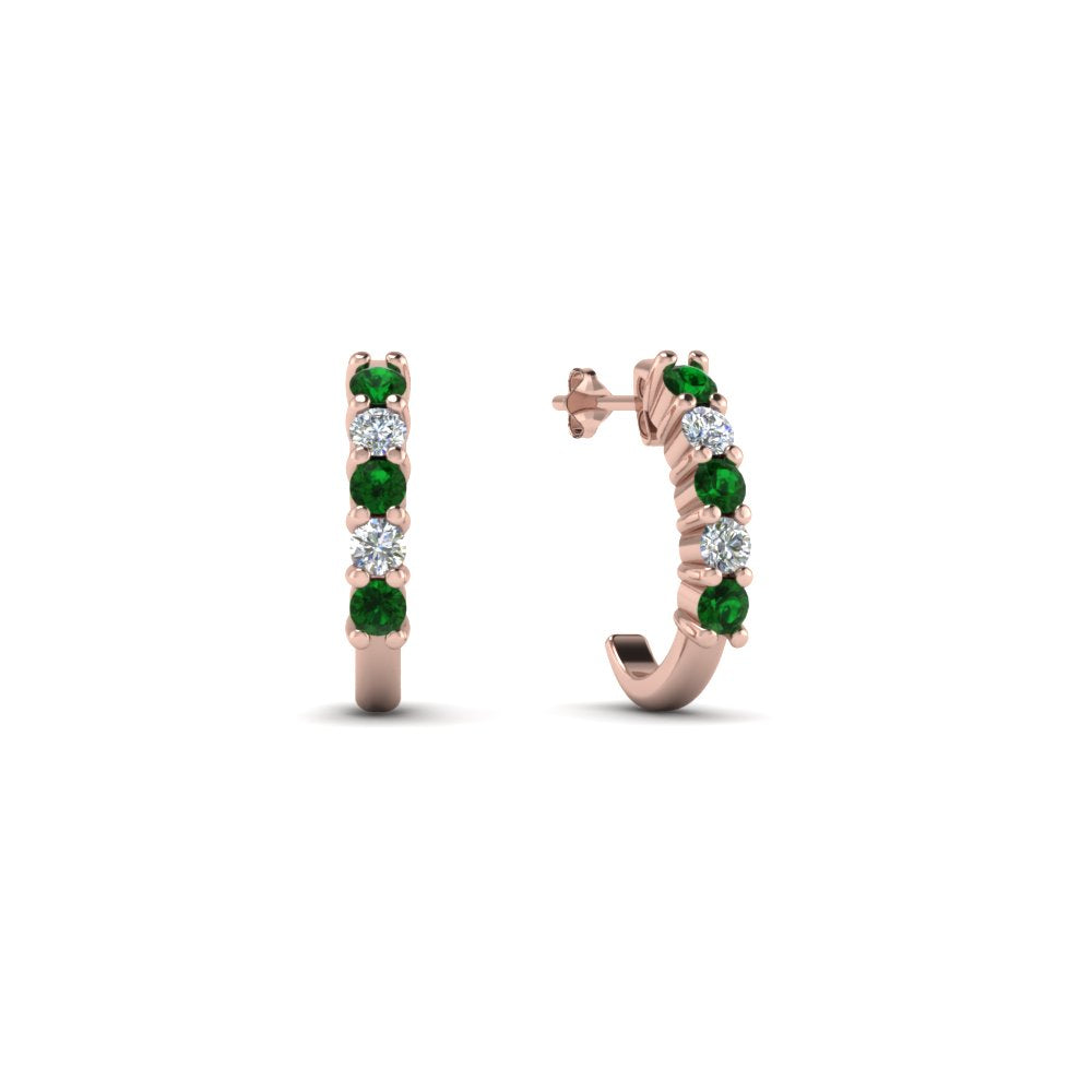 Half Huggie Hoop Earring