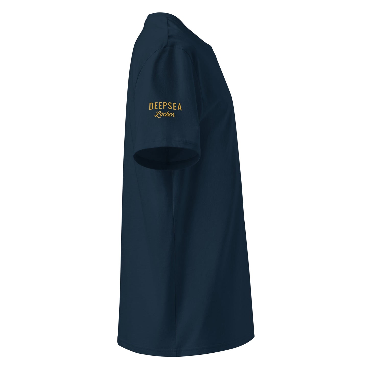 DeepSea Locker® Navy Diver Blue & Gold Tee