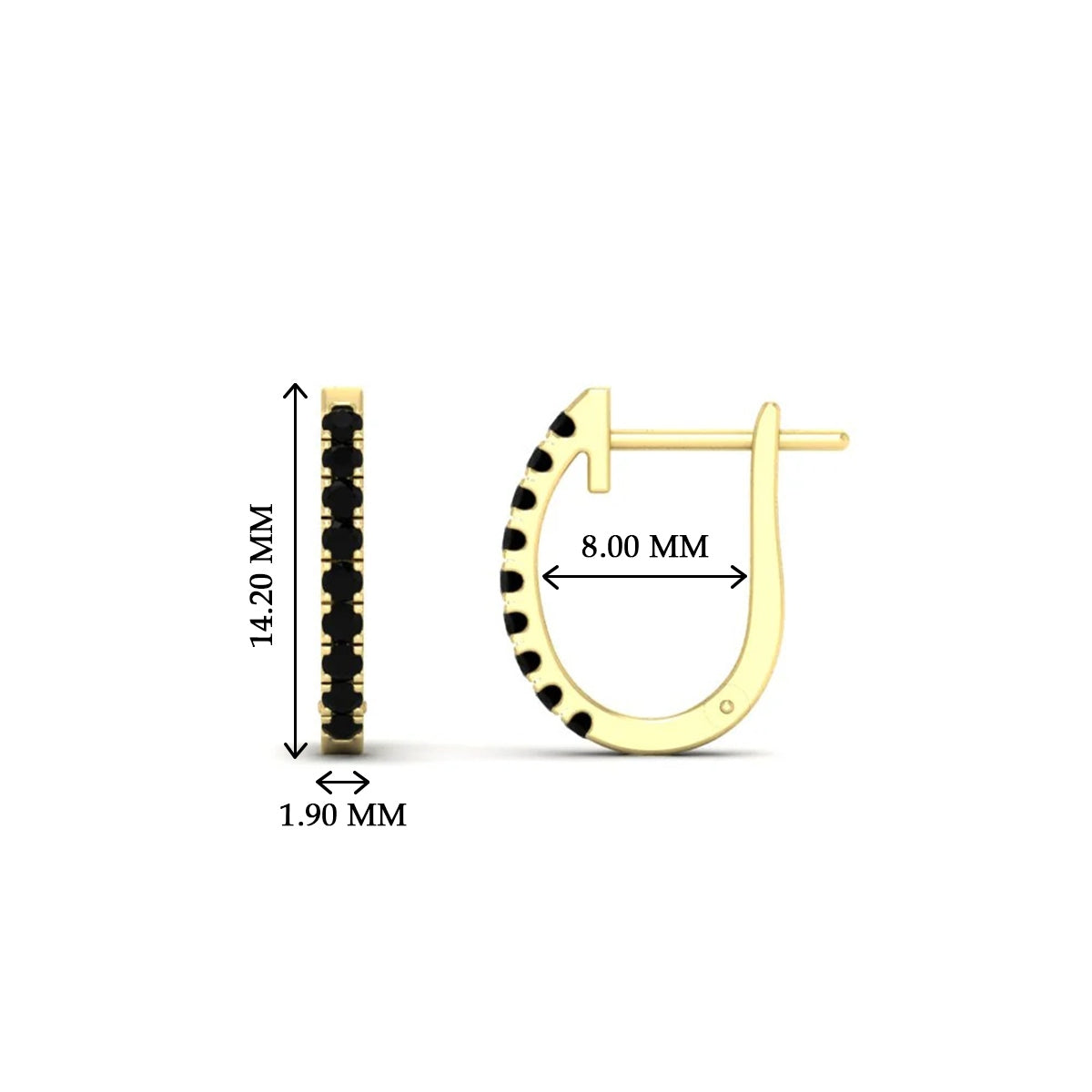 Fine Huggie Hoops