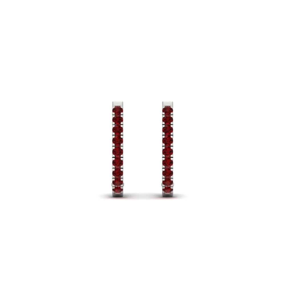 Fine Huggie Hoops