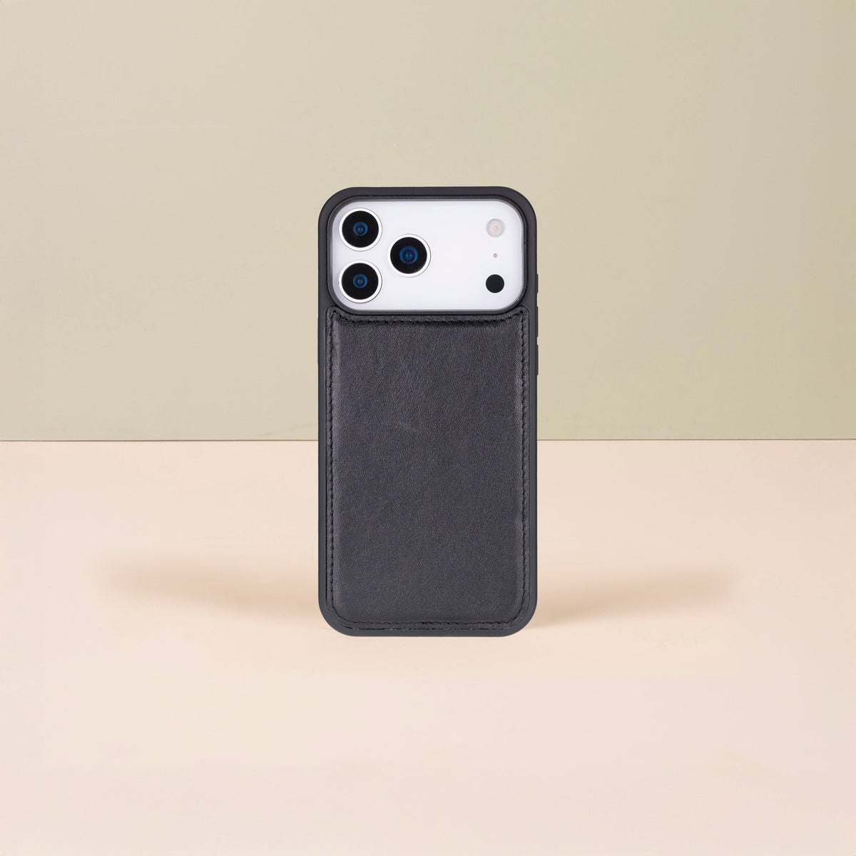 Leather iPhone 18 Pro Max Wallet Case – Black - Austin