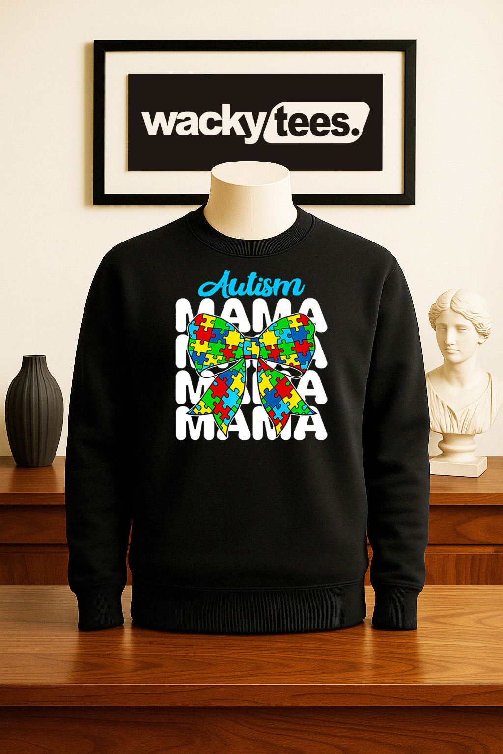 Autism Mama Mama Mama Awareness Graphic Tee Shirt