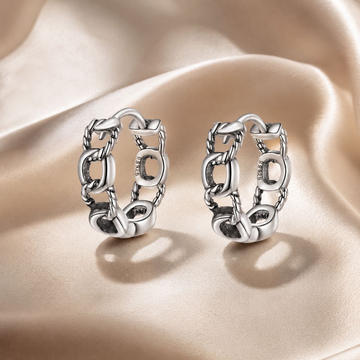 925 Sterling Silver Oxidized Earrings for Women
