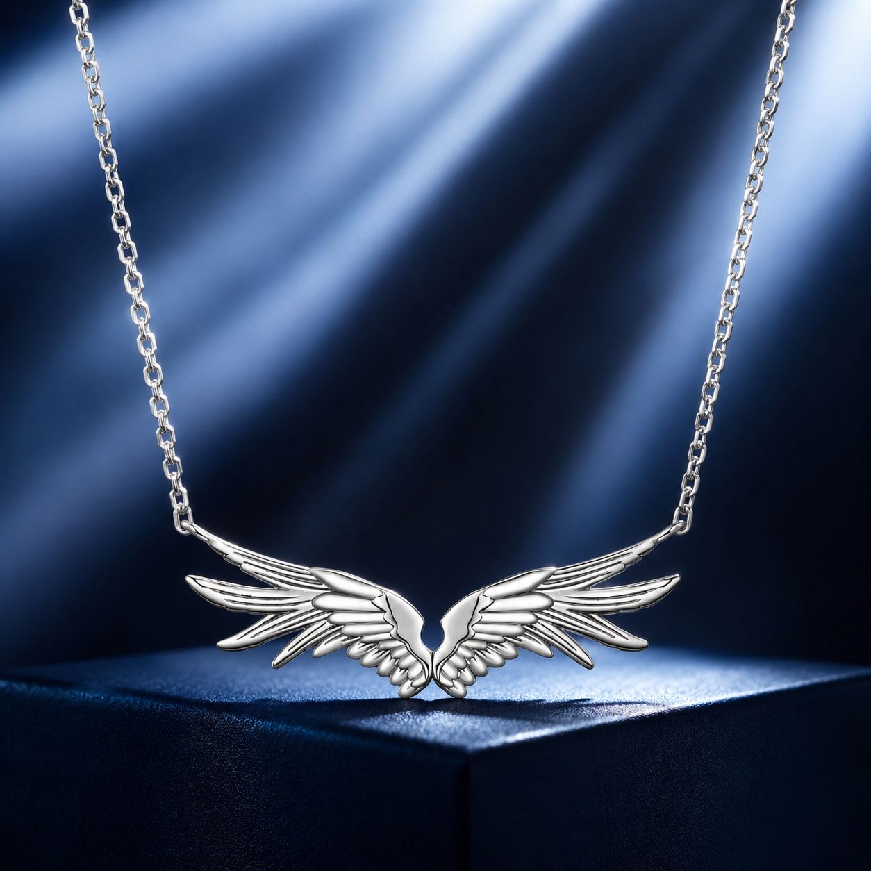 925 Sterling Silver Plated 40+5cm White Gold Necklace for Women