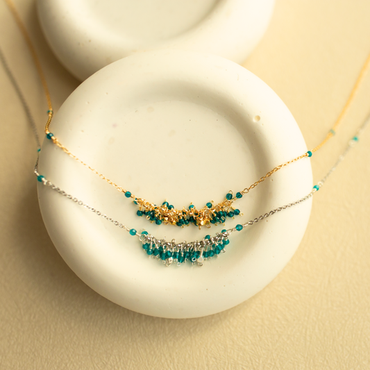 London Blue Quartz Reign Necklace