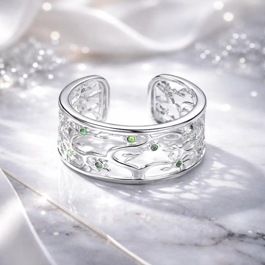 S925 Sterling Silver Pavé Setting CZ Ring
