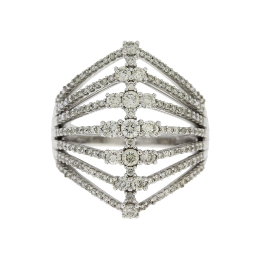 1.00ct Diamond Ring 14KT White Gold