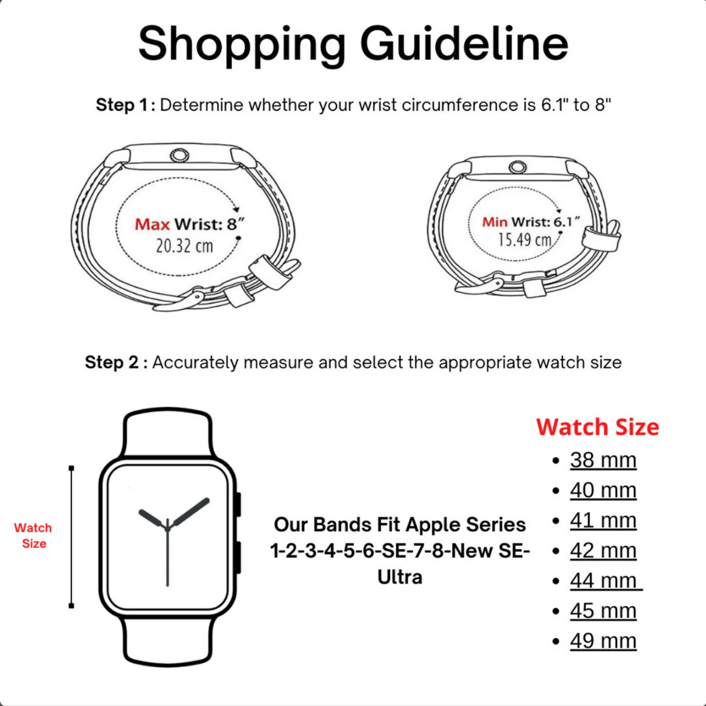 Apple Watch Rustic Brown Leather Strap - Detroit