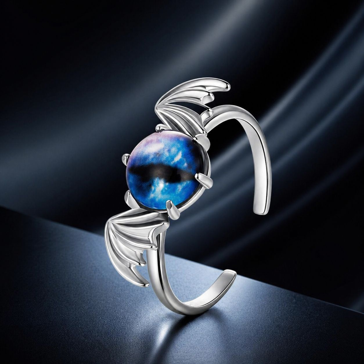 925 Sterling Silver Unisex Ring with Oxidized Finish - 0.17cm Width
