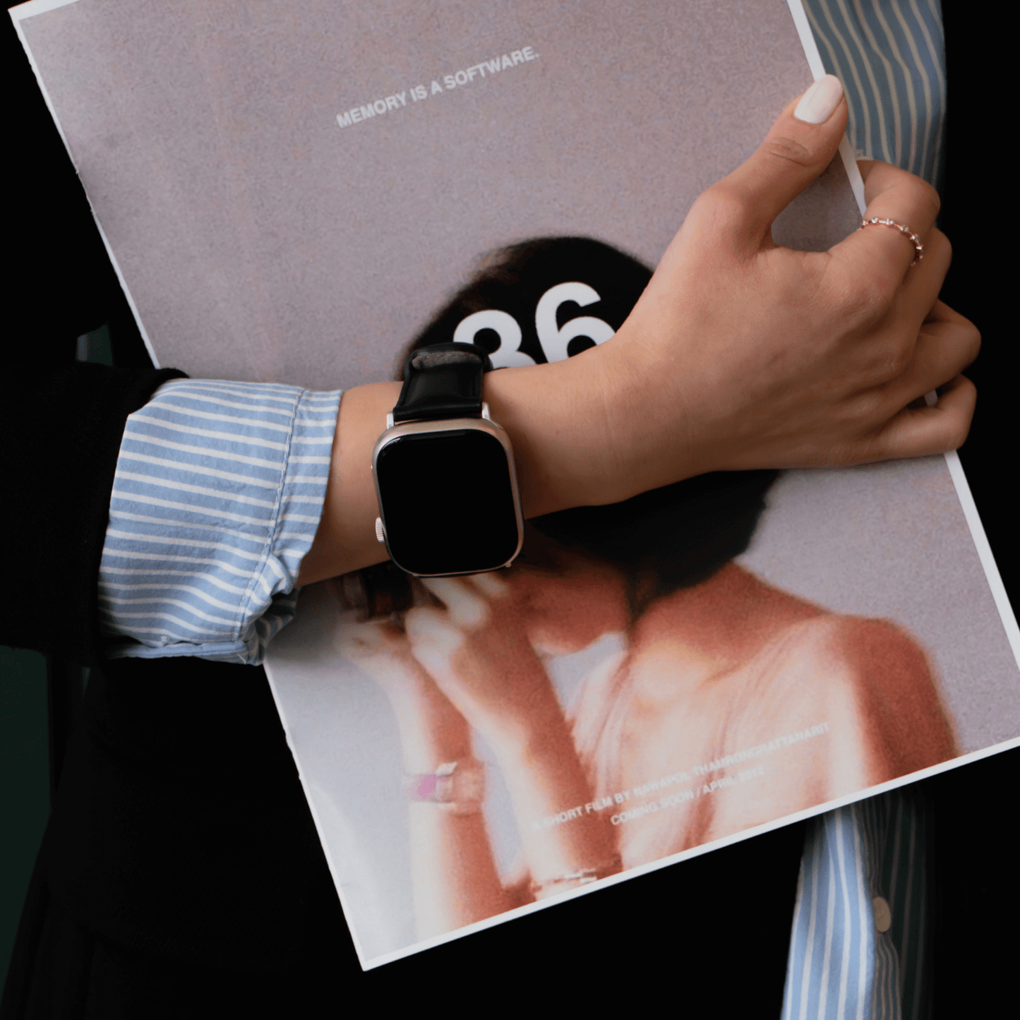 Luxury Double Wrap Brown Leather Apple Watch Band - San Diego