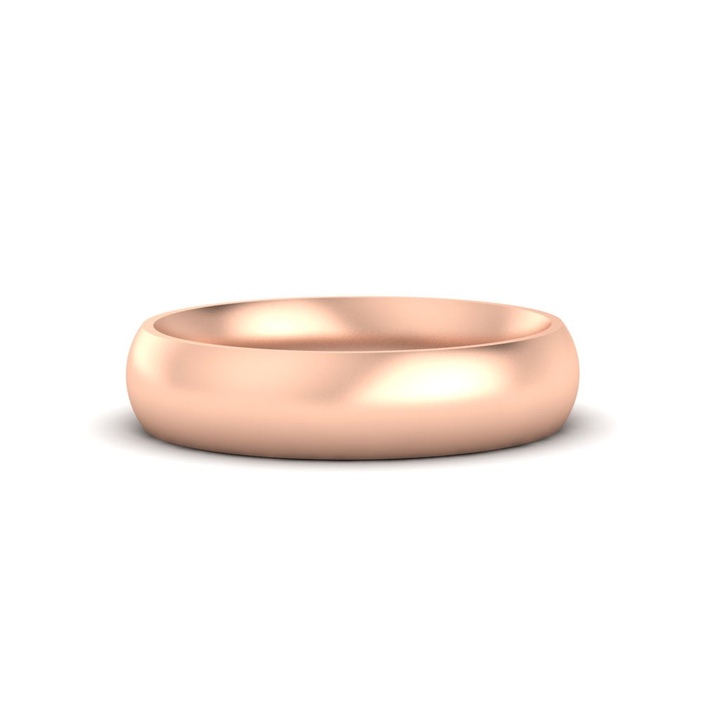 Minimalist 4mm Mens Wedding Band