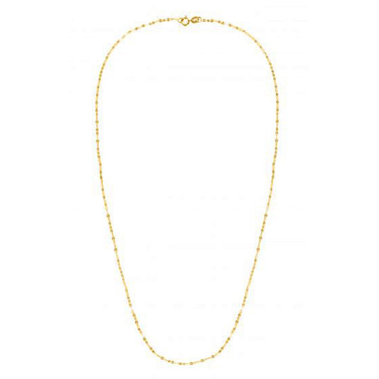 14k Yellow Gold Alternate Valentino Chain (1.40 mm)