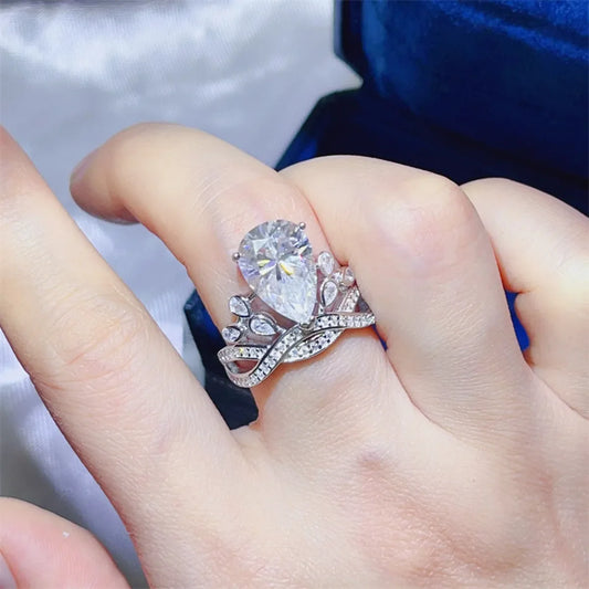 5 Carat Moissanite 925 Sterling Silver Ring