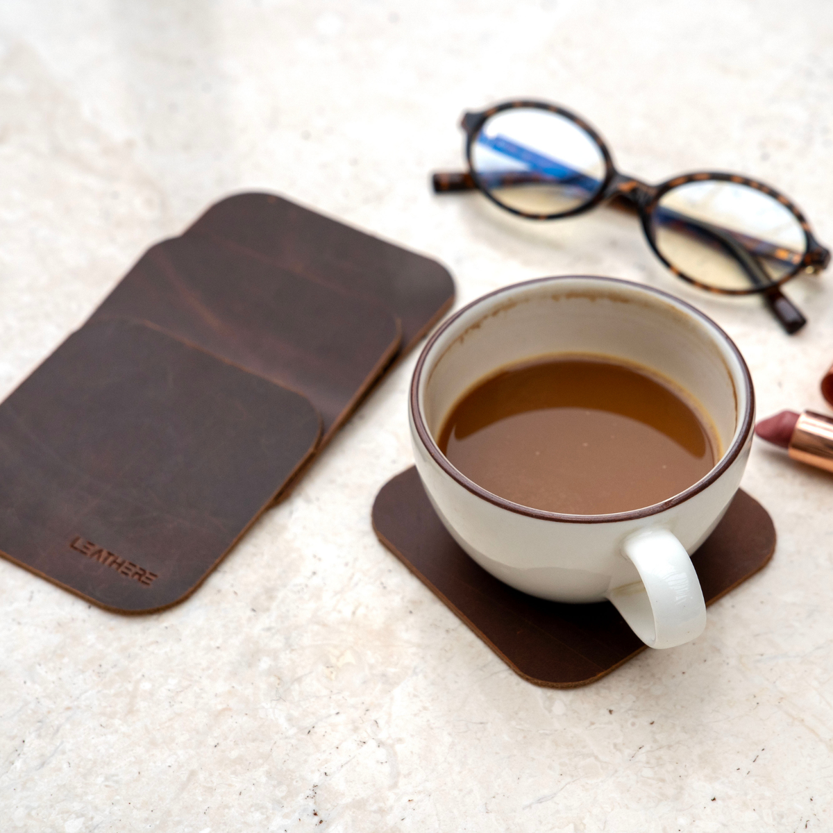 The Brooklyn Set | A 4-Piece Leather Gift Set by LEATHERE