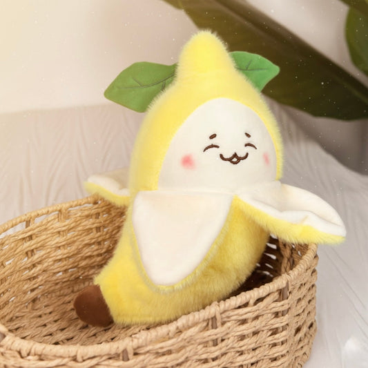 Peeled Banana Plush Toy | Soft & Cuddly Stuffed Animal