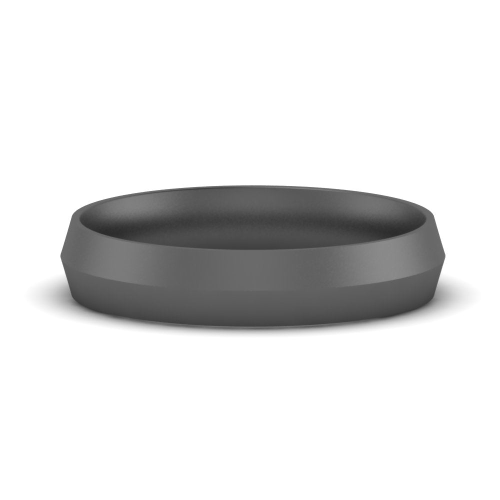 4 mm Comfort Fit Knife Edge Mens Band