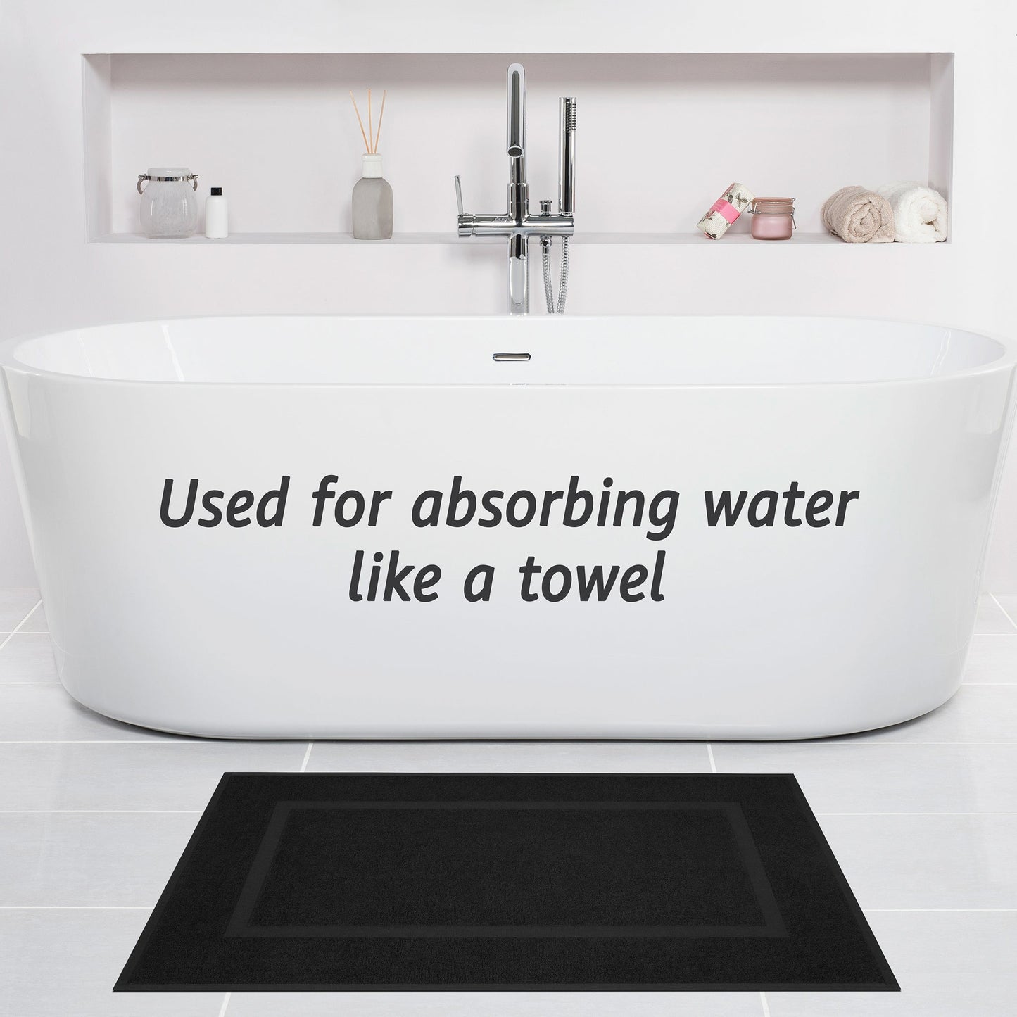 American Soft Linen Bekos 100% Cotton Bath Mat Set, 2 Piece 20x34 inches Bath Mats for Bathroom