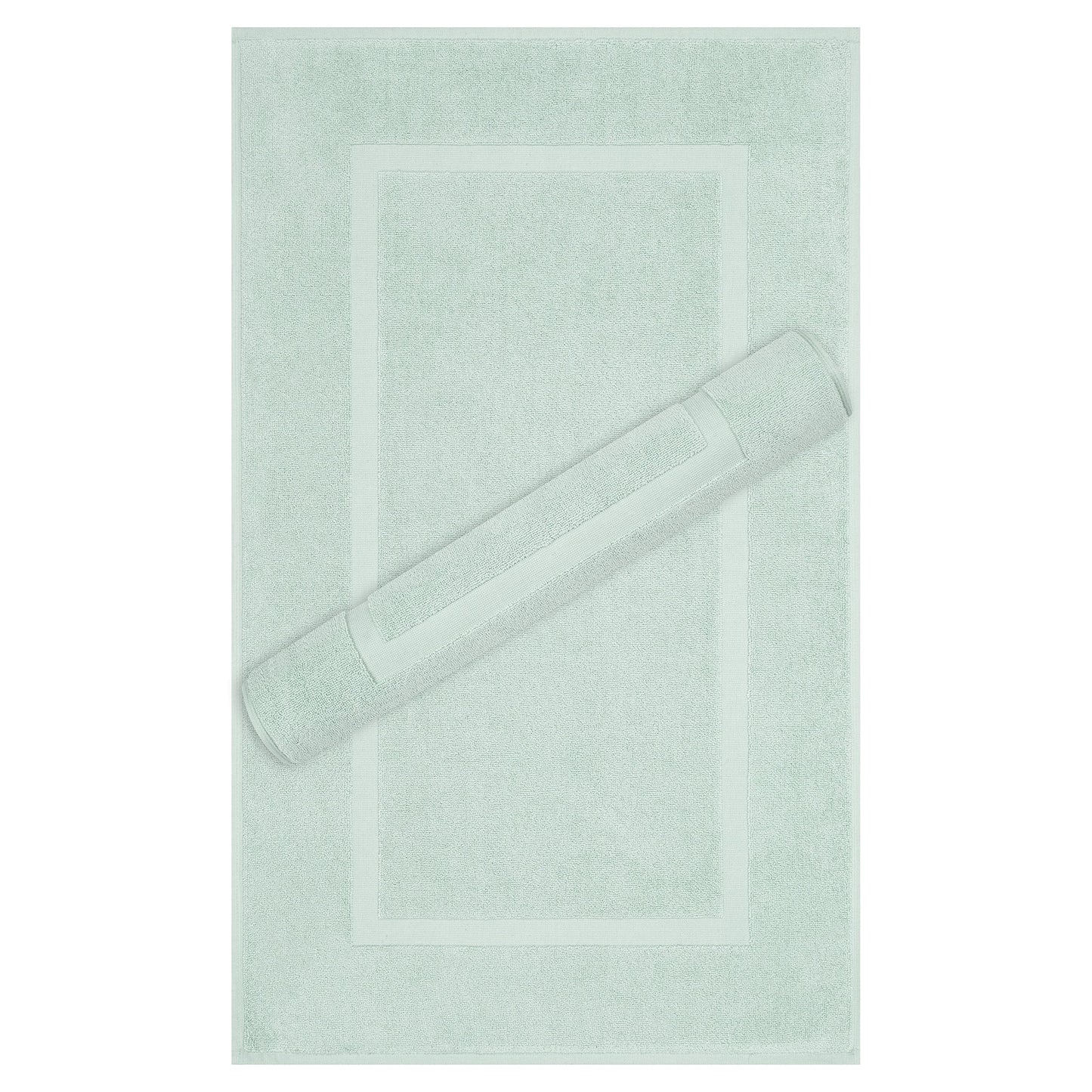 American Soft Linen Bekos 100% Cotton Bath Mat Set, 2 Piece 20x34 inches Bath Mats for Bathroom