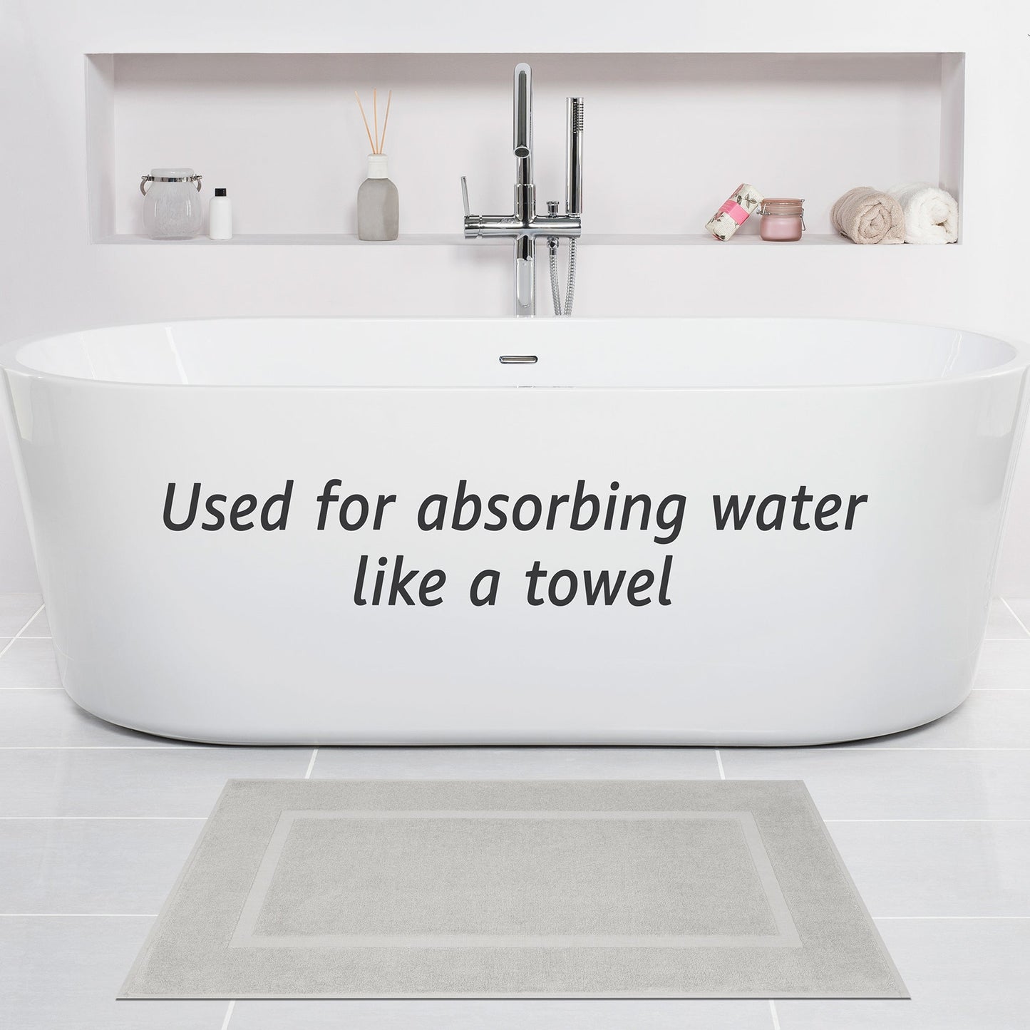 American Soft Linen Bekos 100% Cotton Bath Mat Set, 2 Piece 20x34 inches Bath Mats for Bathroom