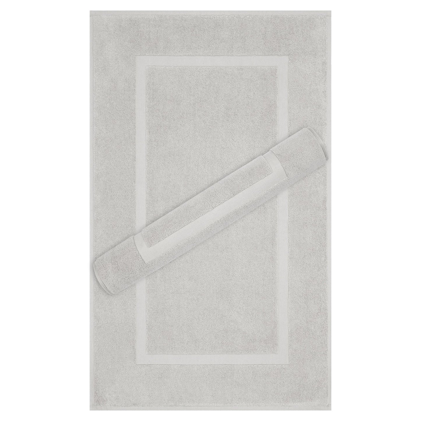 American Soft Linen Bekos 100% Cotton Bath Mat Set, 2 Piece 20x34 inches Bath Mats for Bathroom