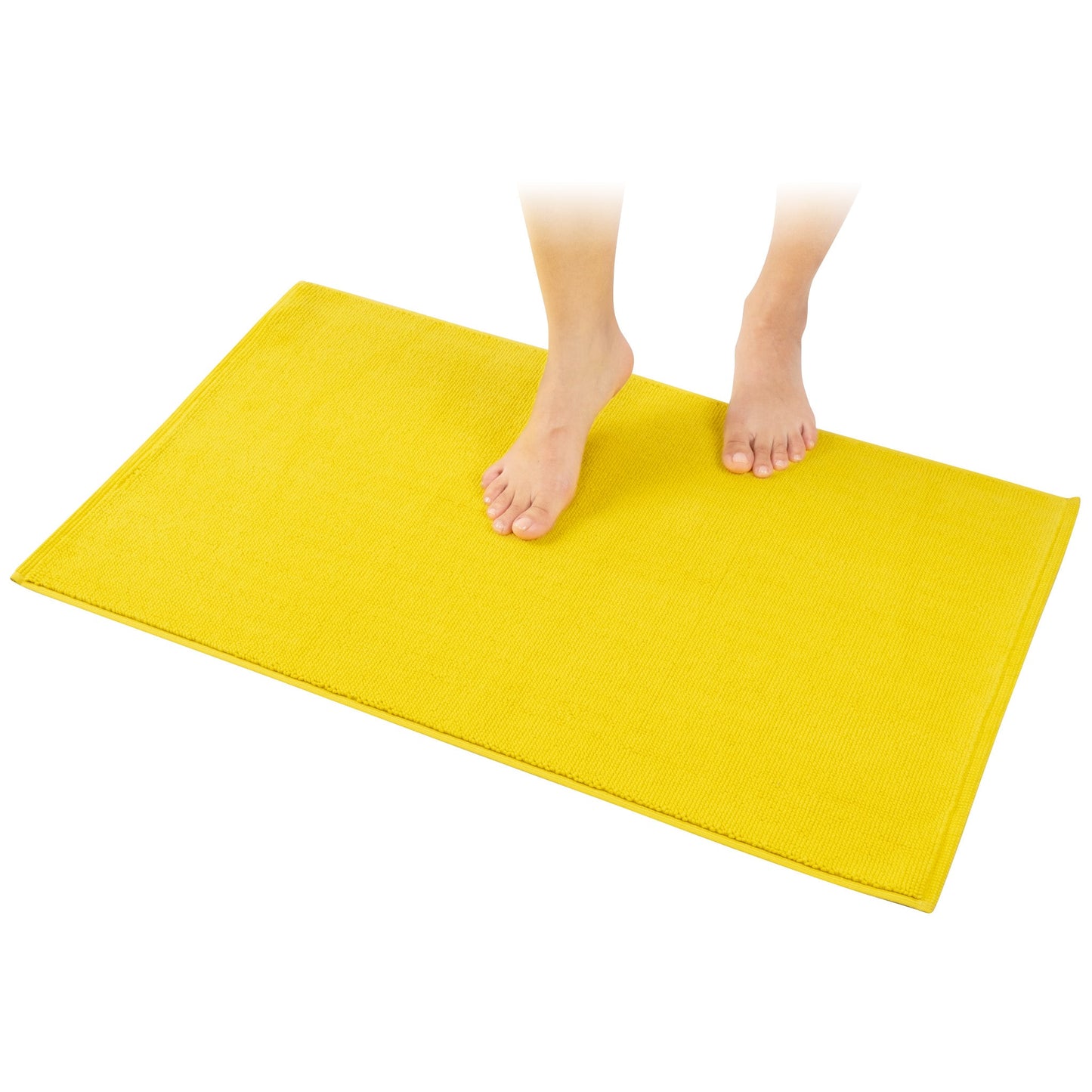 American Soft Linen 100% Cotton Bath Mat Rugs, 20x34 inches with Silicone Backing, Soft Absorbent Grip-Enhanced Bath Mats for Bathroom