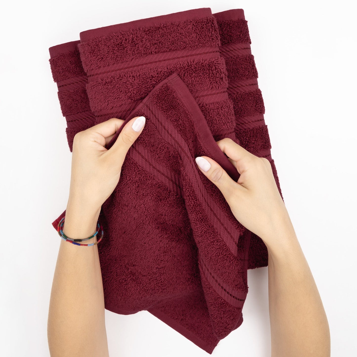 American Soft Linen 3 Piece 100% Cotton Extra Fluffy and Soft, Luxury Turkish Towel Set with 20 Different Colors