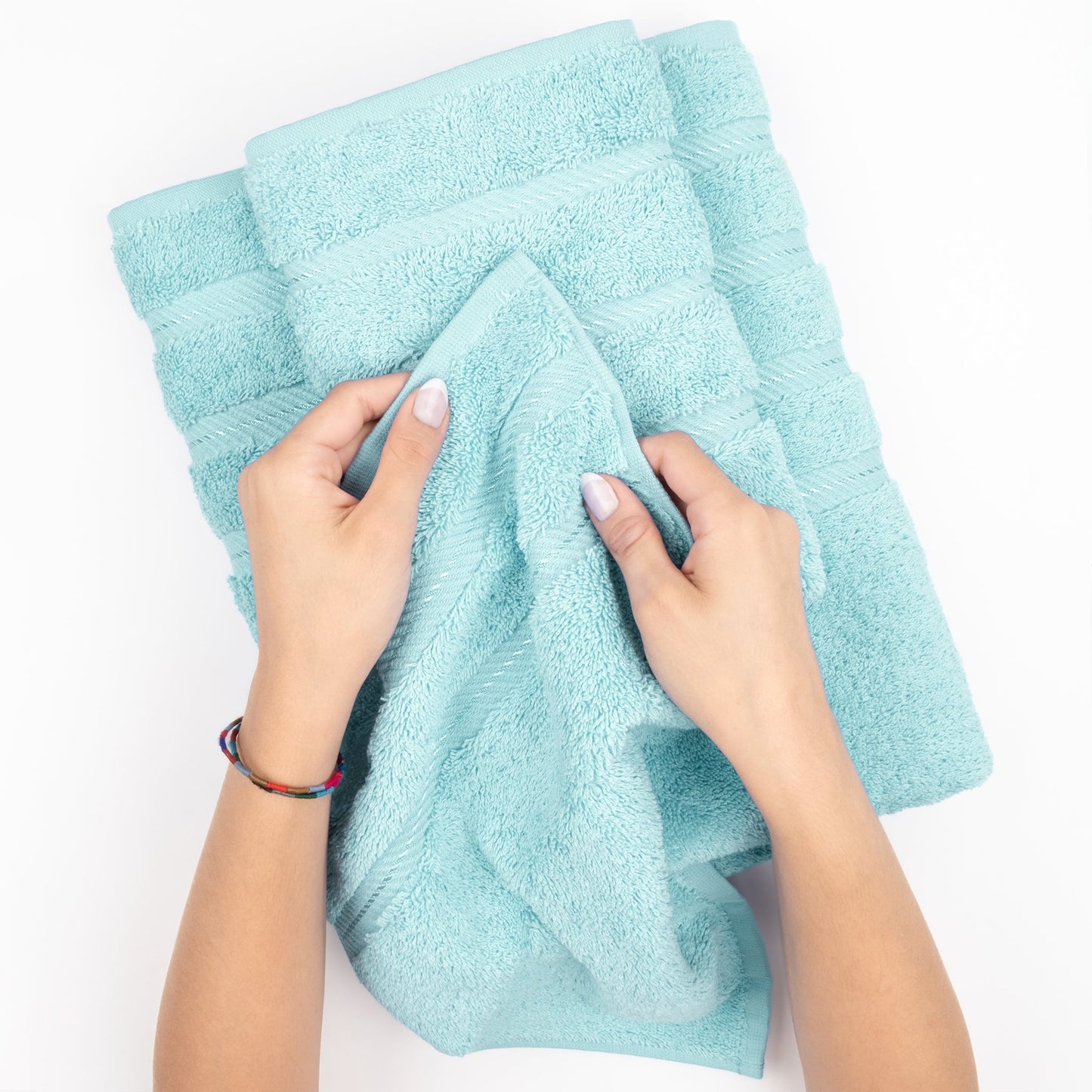 American Soft Linen 3 Piece 100% Cotton Extra Fluffy and Soft, Luxury Turkish Towel Set with 20 Different Colors